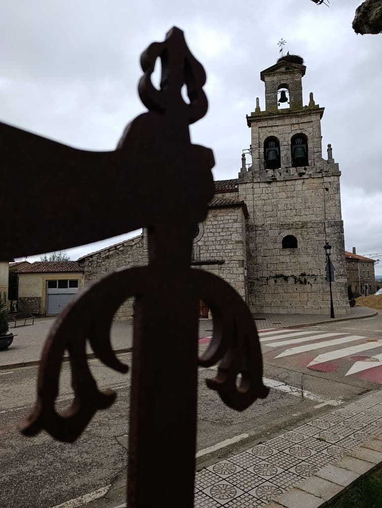 Escultura en hierro del Cid Campeador en Cardeñajimeno
