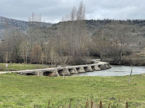 Puente o pontón de Cidad de Ebro
